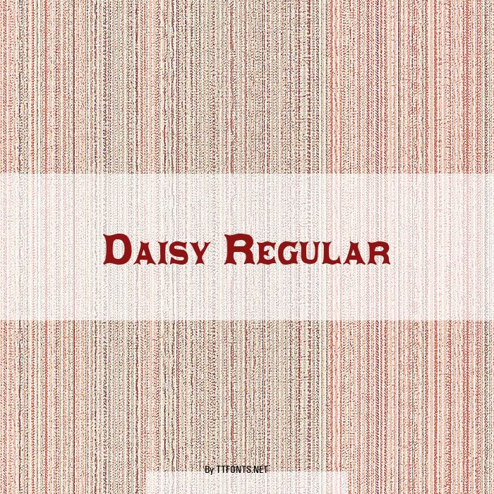 Daisy Regular example